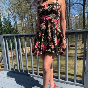 Floral party dress